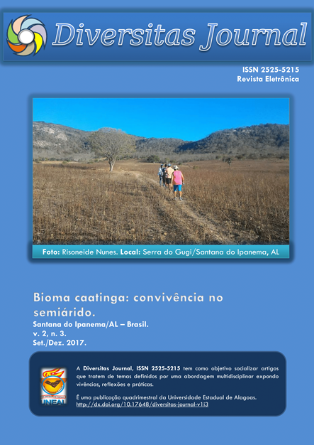 					Visualizar v. 2 n. 3 (2017): Bioma caatinga: convivência no semiárido
				
