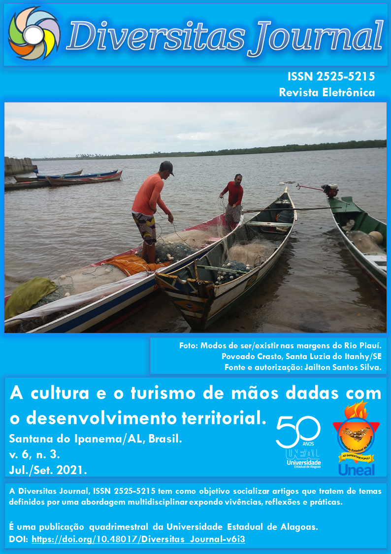 					Visualizar v. 6 n. 3 (2021): A cultura e o turismo de mãos dadas com o desenvolvimento territorial
				